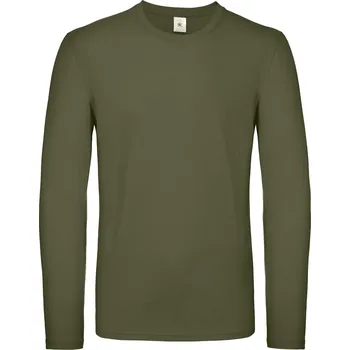 Pánské tričko B&amp;C Pánské tričko s dlouhým rukávem TU05T Urban Khaki XXL