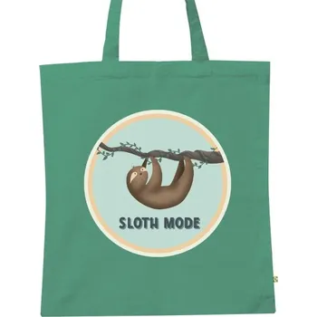 BIO plátěná taška s potiskem Sloth mode