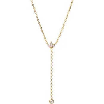 Náhrdelník ORNAMENTI Pozlacený náhrdelník Lariat gold