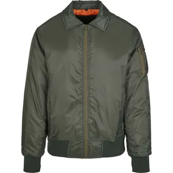 Pánský bomber Build Your Brand Pánská bunda - bomber BY157 Dark Olive 3XL