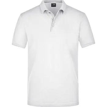 Pánská móda James&amp;Nicholson Pánská polokošile JN708 White XXL