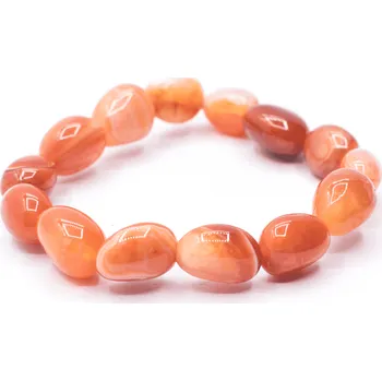 Náramek Milujeme Kameny Karneol Botswana - náramek váleček NBV25 249879