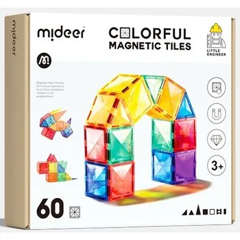 Mideer Barevná magnetická stavebnice 60…