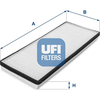 Ventilátor topení a klimatizace Filtr, vzduch v interiéru UFI 53.013.00