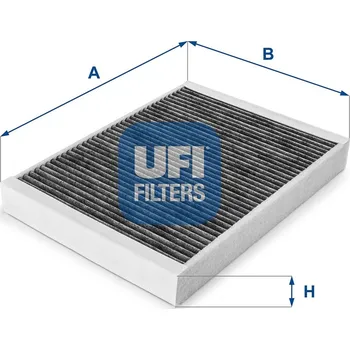 Ventilátor topení a klimatizace Filtr, vzduch v interiéru UFI 54.166.00
