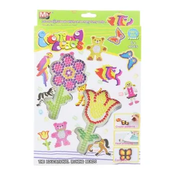 Dětské navlékací korálky Zažehlovací korálky květiny