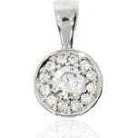 Zlatnictví Helios Zirkonový přívěsek z bílého zlata