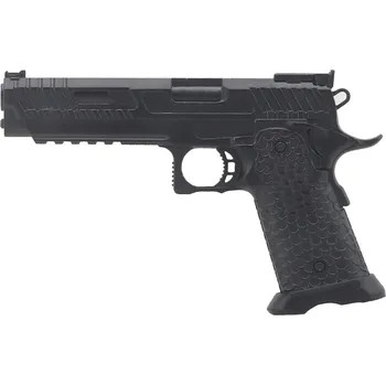 Nášivka Imperator Tactical PVC 3D nášivka ve tvaru pistole Hi-Capa - černá