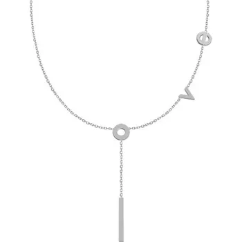 Náhrdelník ORNAMENTI Náhrdelník With Love silver