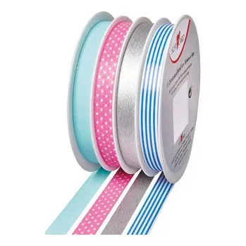 Set školních potřeb Barevná dárková stužka, 4 designy