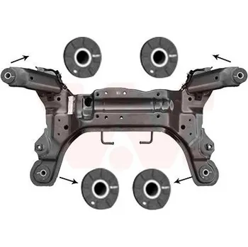 Příslušenství karosérie Pomocný rám / souprava nosičů VAN WEZEL 8245690