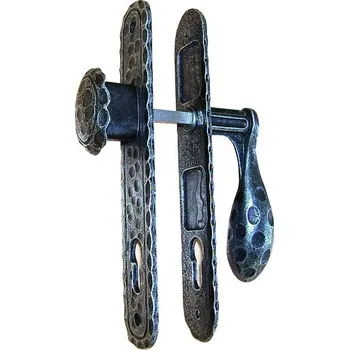 Dveřní kování Kování K914, rozteč 90, na vložku, klika + koule/ levá klika, RU