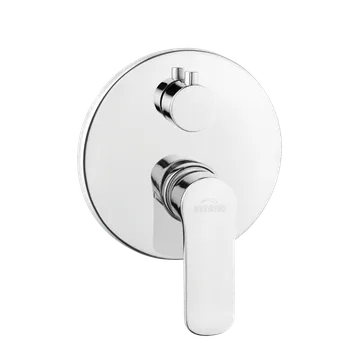 Invena Siros, podomítková 2-výstupová baterie (těleso+krytka), chromová, INV-BP-90-CO2-A