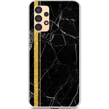 Pouzdro na mobilní telefon Kryt STYLE Samsung A13 Mramor černo-zlatý (obal neboli pouzdro na Samsung A13)