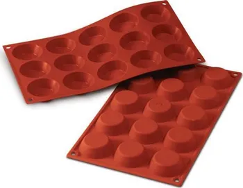 Silikomart 20.014.00.0065 silikonová forma na tartaletky 50 x 15 mm červená