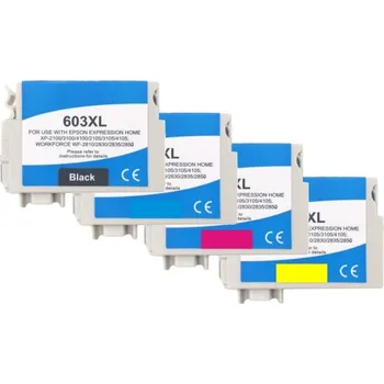 Počítačové příslušenství Inkoustová kazeta - EPSON T03A6 (603XL) - black, cyan, magenta, yellow - multipack - kompatibilní