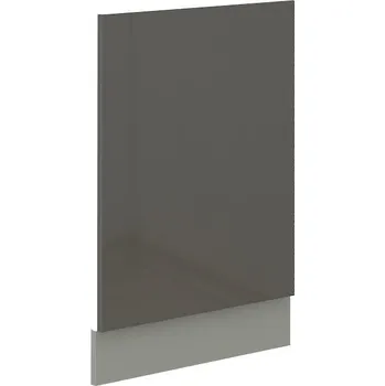 Kuchyňská skříňka Dvířka na mycku GREY šedý lesk / šedá ZM 570x446
