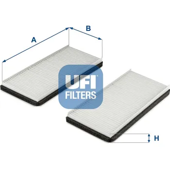 Klimatizace automobilu Filtr, vzduch v interiéru UFI 53.310.00