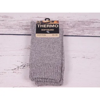Dámské ponožky CNB BERLIN Termo ponožky DE 38413 teplé hebké pískové velikosti ponožek: 26-28 (EUR vel. 39-42)