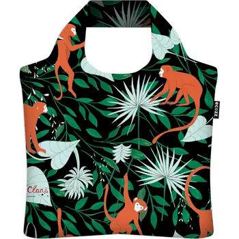 Nákupní taška ECOZZ Silver collection Monkey town > 46cm x 41cm