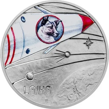 2022 - Stříbrná mince První tvor na oběžné dráze - Mléčná dráha