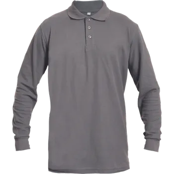 Pánské tričko ČERVA Polokošile SANGU s dlouhým rukávem 0322000600005 2XL Šedá