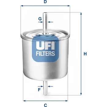Palivový filtr Palivový filtr UFI 31.514.00
