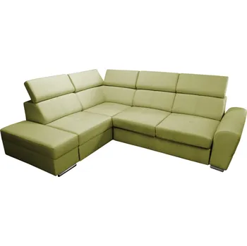 Pohovka Rohová rozkládací pohovka Colt zelená levá