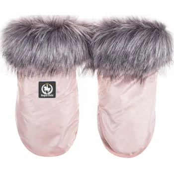 Rukávník RoyalChild Rukavice na kočárek ROYAL - růžové