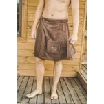 Sotra Kilt do sauny pánský hnědý