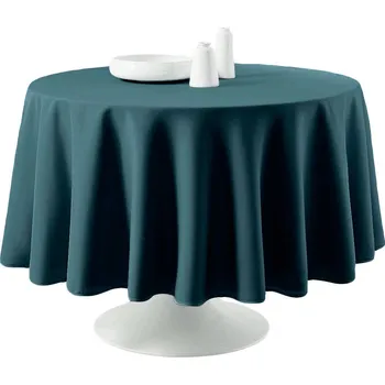 ubrus Today Kulatý ubrus OVA, mořská zelená barva, 180 cm