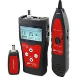 LAN Cable Tester TLCD76 s LCD, koax, Cat3/Cat5E/Cat6, UTP/STP, USB, sonda