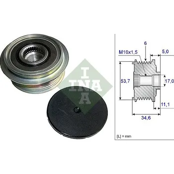 Předstihová spojka INA 535 0125 10