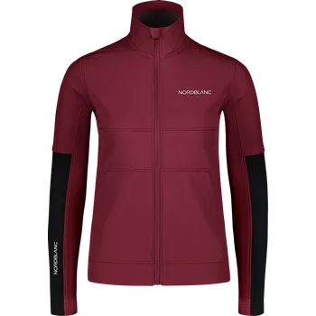 Dámská softshellová bunda Dámská softshellová mikina NORDBLANC FJORD NBSSL7657 VÍNOVÁ 38