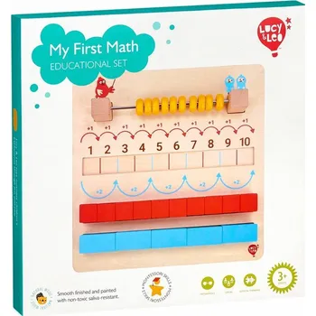 Desková hra Lucy & Leo Moje první matematická hra - dřevěná herní sada