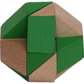 Hlavolam Had (Snake) zelený