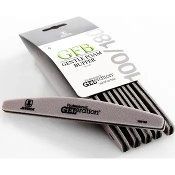 Jessica GELeration pilník Gentle Foam Buffer 100/180 1 ks