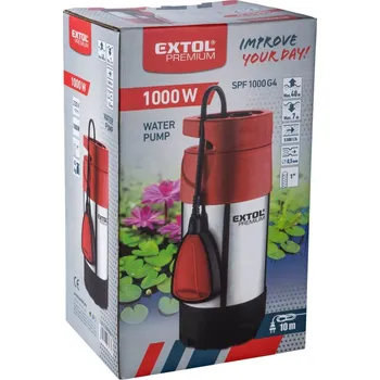 Zahradní technika čerpadlo ponorné tlakové, 1000W, 5500l/h