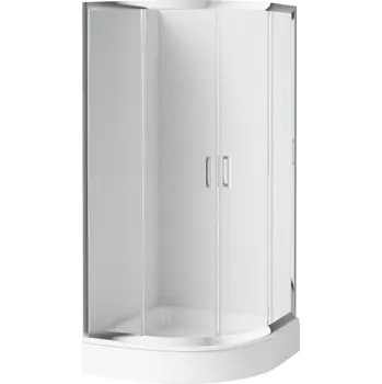 Aplomo Funkia čtvrtkruhový sprchový kout Rozměr koutu: 90x90cm