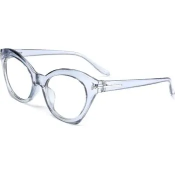 Brýlová obroučka Dámské retro kočičí brýle proti modrému světlu - Transparentní šedé
