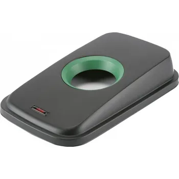 Odpadkový koš Vileda Professional VILEDA - Geo Víko pro nerezový odpadkový koš 55l a 70l černá/zelená, 29x49x9 - 1 ks