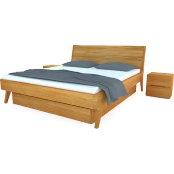 Postel Postelia LAGO s úložným prostorem, Buk 180x200