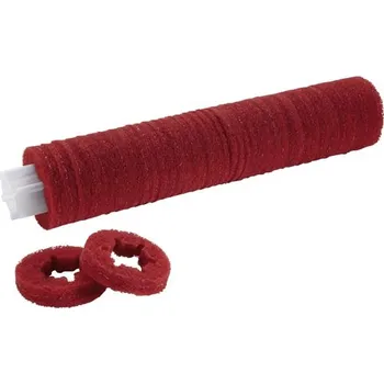 Podlahový mycí stroj Kärcher Válcový pad Kärcher s pouzdrem - střední - délka 450 mm - průměr - 96 mm (červený) - 1 ks