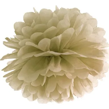 Svatební dekorace Pom Pom, 35cm, zlatá