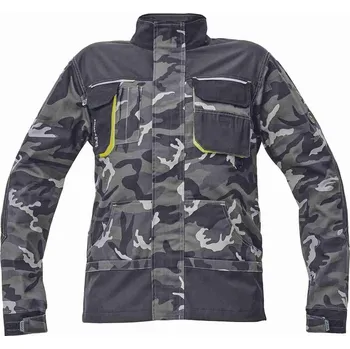 montérky Cerva SHELDON CAMOU bunda šedá kamufláž - 62