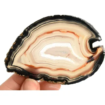 Přírodní kámen Achát plátek z Brazílie 43g