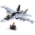 Stavebnice Sluban Sluban Model Bricks M38-B0928 stíhačka F/A-18 Super Bumblebee