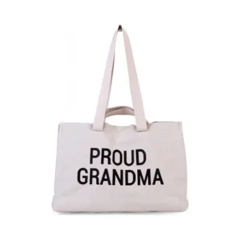 Přebalovací taška Cestovní taška Grandma Canvas Off White Childhome