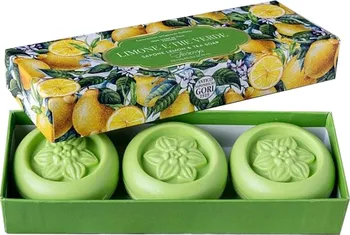 Mýdlo Fiorenza dárková kazeta toaletních mýdel citrón a zelený čaj 3x 90 g