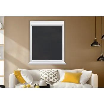 Roleta Rolux Vnitřní zatemňující roleta Color hit Kávově hnědá (NEW YORK 6000), 600 mm, 600 mm